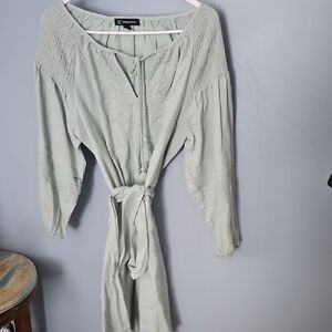 INC International Concepts Sage Green Dress
